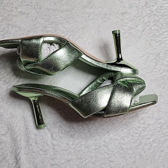 NIB D'AMELIO LEENOA SANDAL Size 8.5 Color: METALLIC PISTACHIO - Picture 8 of 10